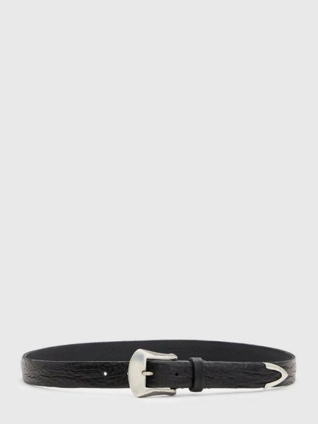 Men Black Houston Belt Leather Belts John Varvatos