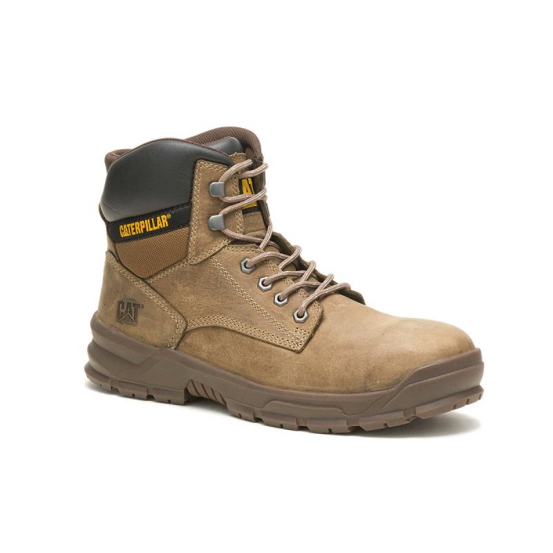Men Fossil Cat Boots Men's Mobilize Alloy Toe Work Boot - Image 2