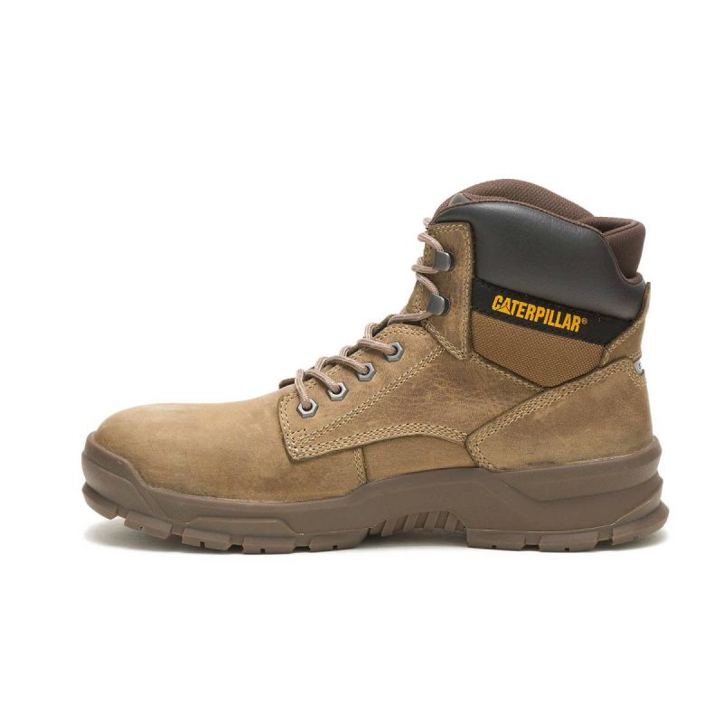 Men Fossil Cat Boots Men's Mobilize Alloy Toe Work Boot - Image 3