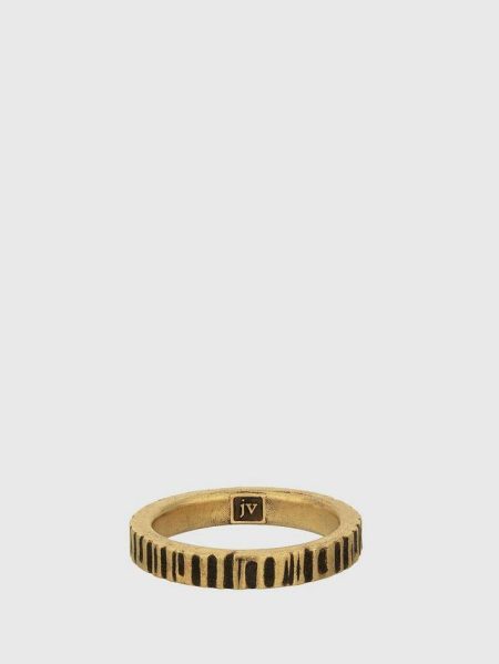 Men John Varvatos No Color Notched Band Ring Jewelry