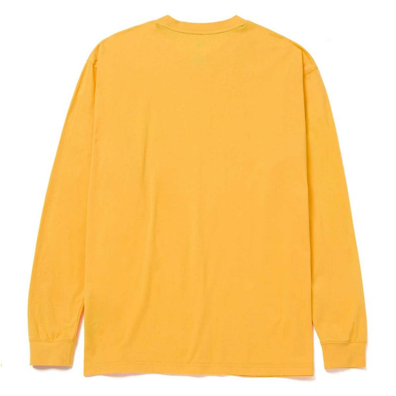 Men Men's Trademark Banner Long Sleeve Tee Tops & Outerwear Yellow Cat - Image 4