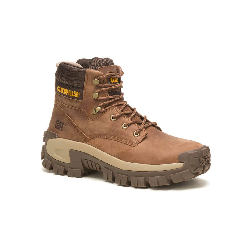 Men Mushroom Boots Men's Invader Hi Steel Toe Work Boot Cat - Image 2