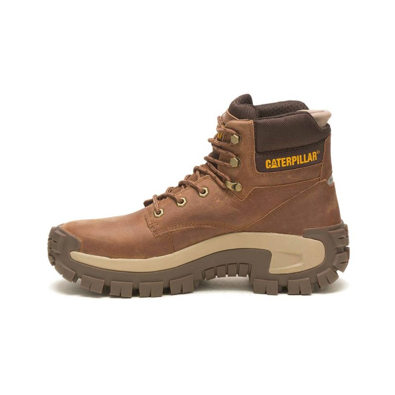 Men Mushroom Boots Men's Invader Hi Steel Toe Work Boot Cat - Image 4