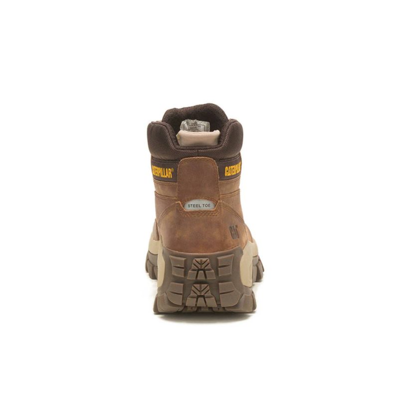 Men Mushroom Boots Men's Invader Hi Steel Toe Work Boot Cat - Image 5