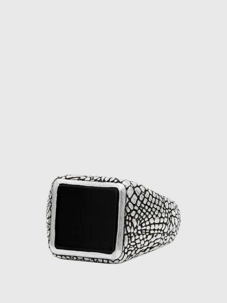 Men No Color Snakeskin Signet Statement Ring Jewelry John Varvatos