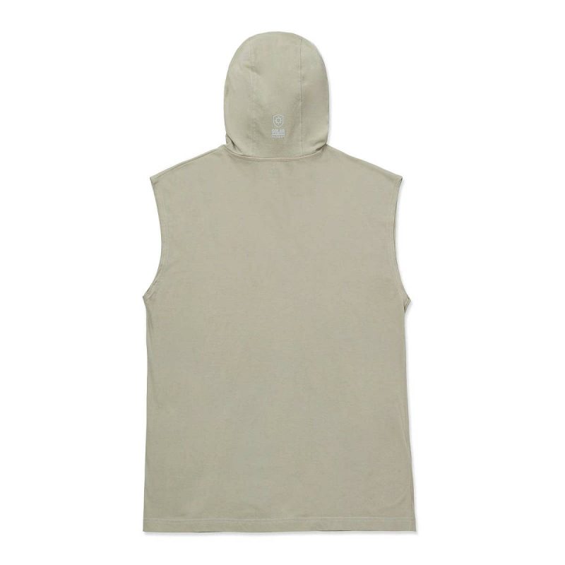 Men Peyote Tops & Outerwear Cat Men's Hooded Sleeveless Tee - Image 2