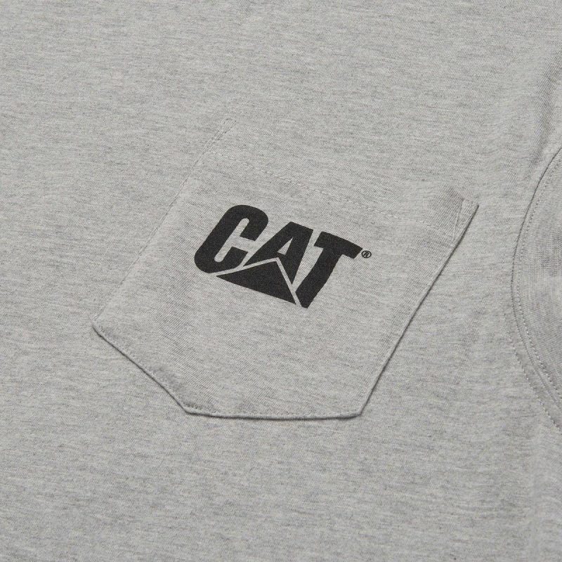 Men Tops & Outerwear Heather Grey Men's Trademark Sleeveless Pocket Tee Cat - Image 4