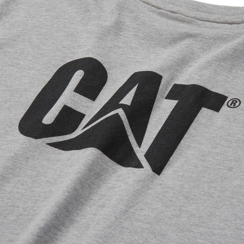 Men Tops & Outerwear Heather Grey Men's Trademark Sleeveless Pocket Tee Cat - Image 5