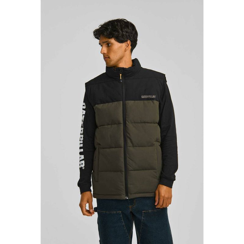 Men's Arctic Zone Vest Cat Tops & Outerwear Men Army Moss/Black - Image 2