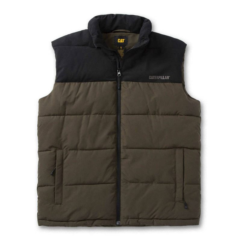 Men's Arctic Zone Vest Cat Tops & Outerwear Men Army Moss/Black
