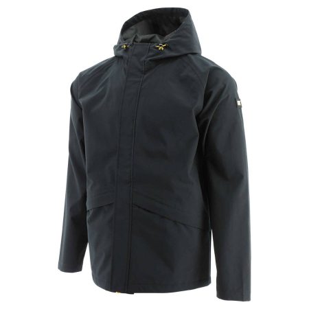 Men's Essential Rain Jacket Men Waterproof Cat Black