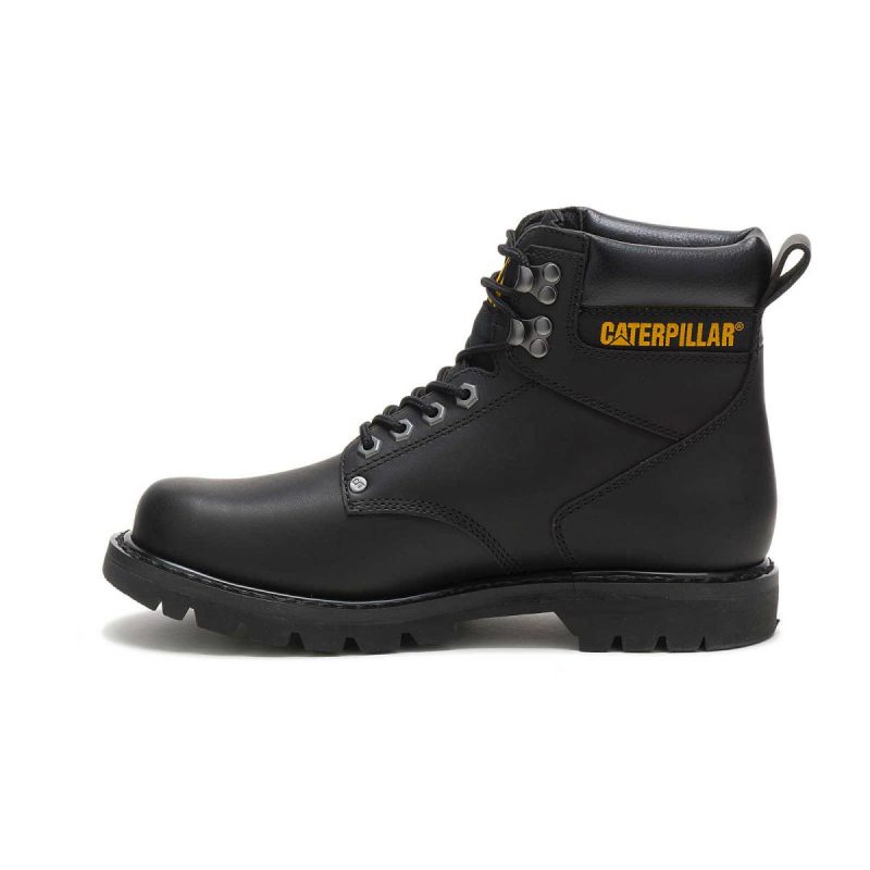 Men's Second Shift Work Boot Black Cat Boots Men - Image 4