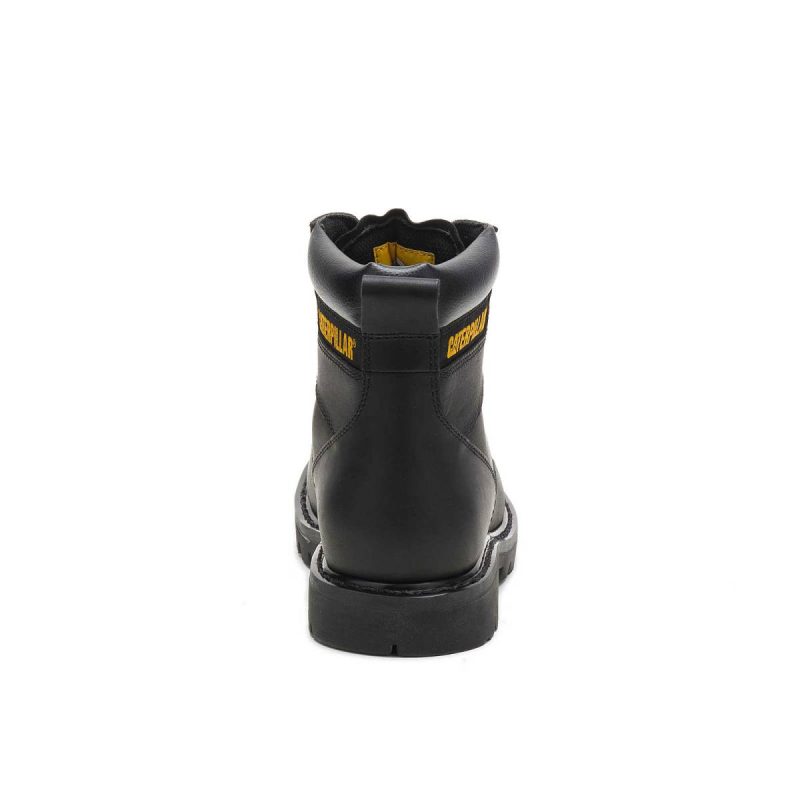 Men's Second Shift Work Boot Black Cat Boots Men - Image 5