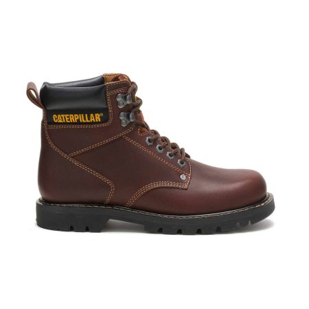 Men's Second Shift Work Boot Boots Cat Tan Men