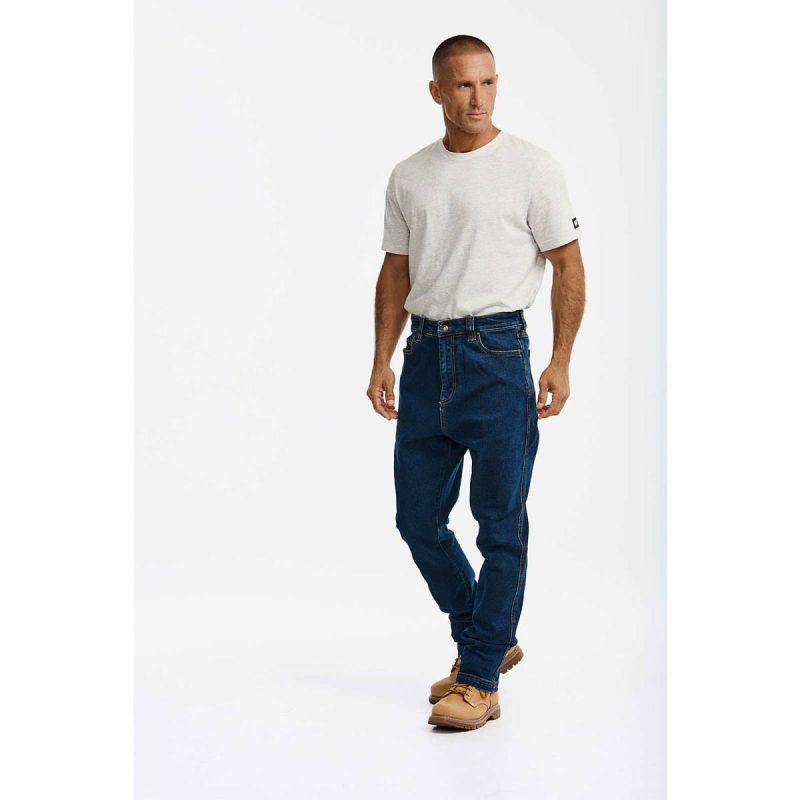 Men's Straight Leg Jean Pants Dark Stone Cat Men - Image 2