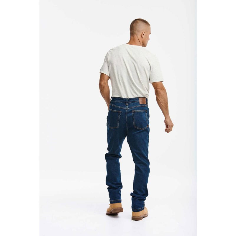 Men's Straight Leg Jean Pants Dark Stone Cat Men - Image 4