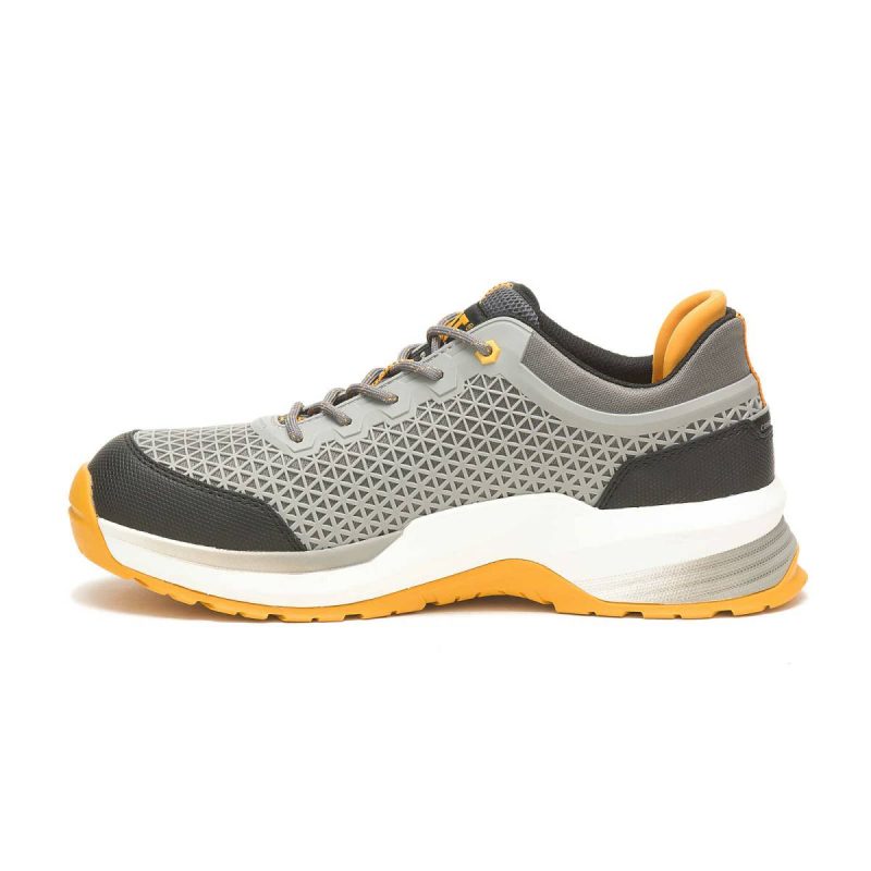 Men's Streamline 2.0 Composite Toe Work Shoe Men Cat Medium Charcoal/Paloma Shoes - Image 4