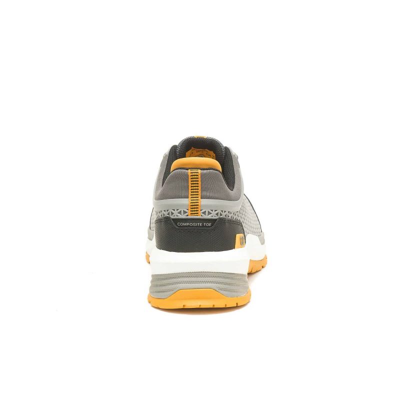 Men's Streamline 2.0 Composite Toe Work Shoe Men Cat Medium Charcoal/Paloma Shoes - Image 5