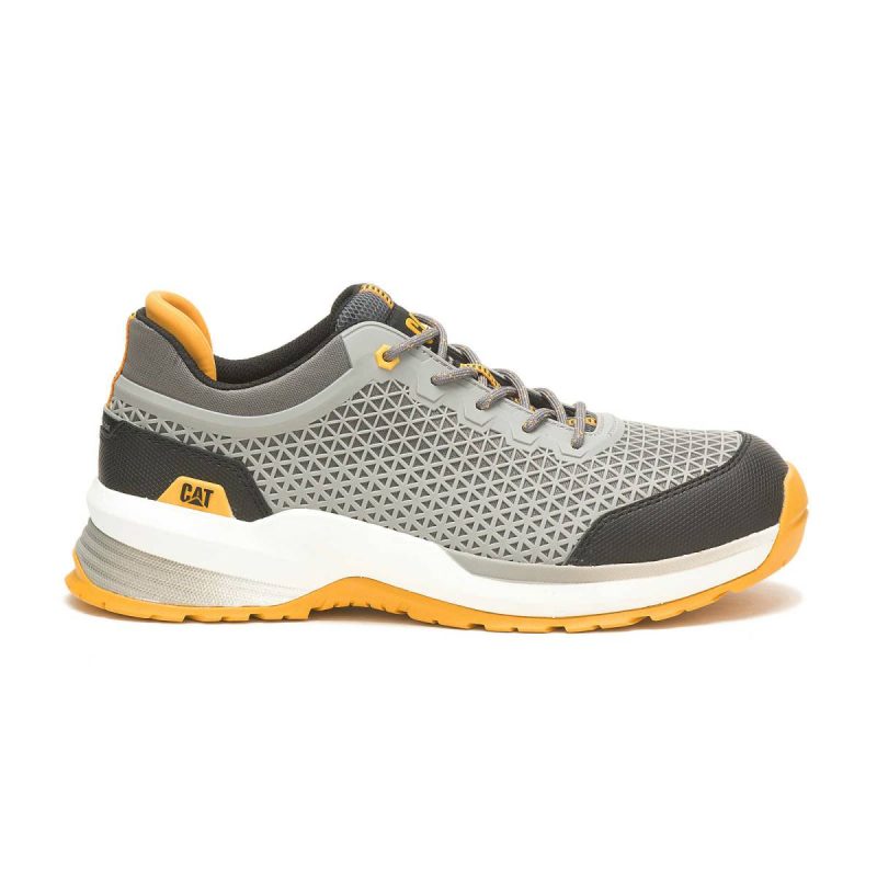 Men's Streamline 2.0 Composite Toe Work Shoe Men Cat Medium Charcoal/Paloma Shoes