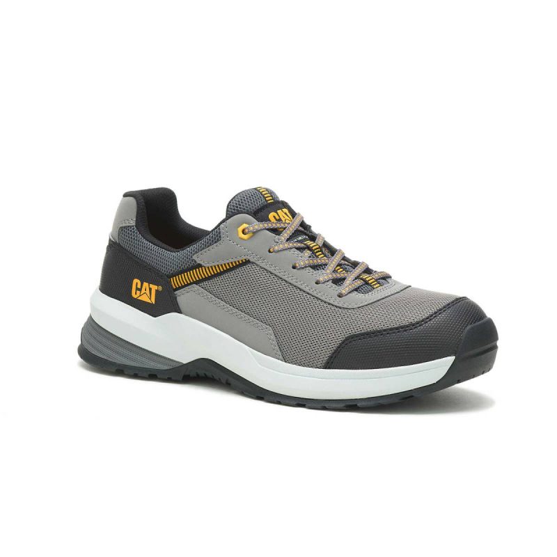 Men's Streamline 2.0 Mesh Composite Toe Work Shoe Men Cat Medium Charcoal Shoes - Image 2
