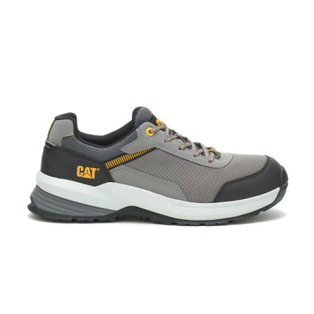Men's Streamline 2.0 Mesh Composite Toe Work Shoe Men Cat Medium Charcoal Shoes