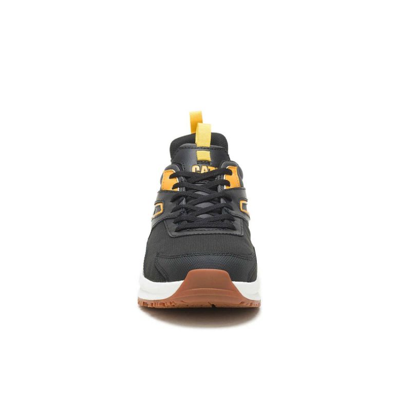 Men's Streamline Runner Carbon Composite Toe Work Shoe Cat Men Shoes Black/Cat Yellow - Image 4