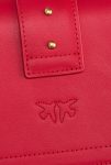 Mini Love Bag One Simply Red-Antique Gold Pinko Crossbody Bags - Image 4