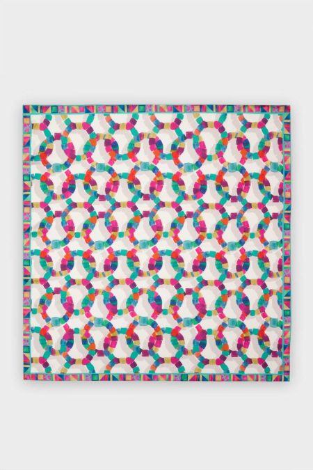 Multicolor Afric8 90 Silk Scarf Women Purificacion Garci Scarves