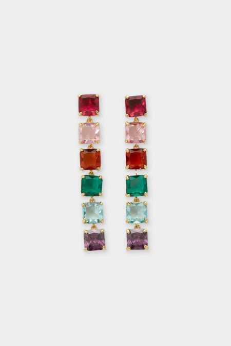 Multicolor Cocktail Drop Earrings Women Purificacion Garci Earrings