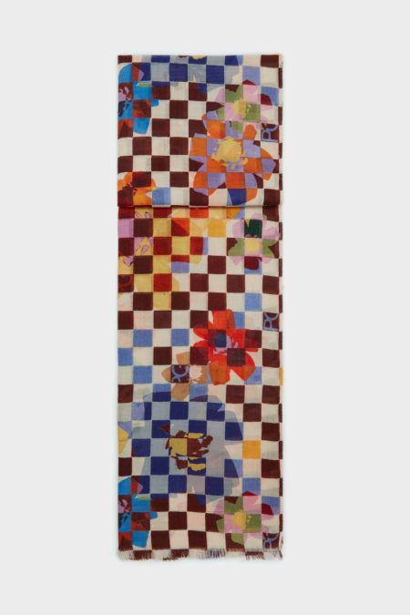 Multicolor Scarves Purificacion Garci Gambito Wool Scarf Women