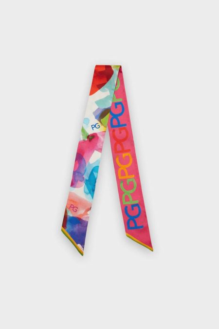 Multicolor Women Purificacion Garci Pg Mickey Silk Skinny Scarves