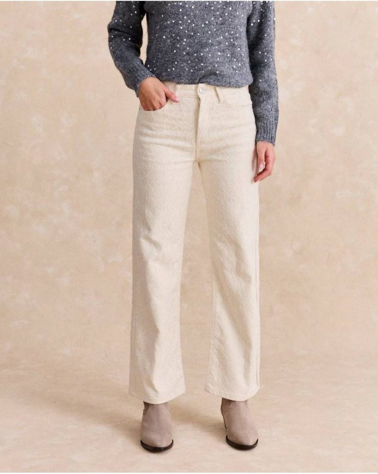 Nadia Embroidered Pants Bottoms Raw Women Polín Et Moi - Image 2