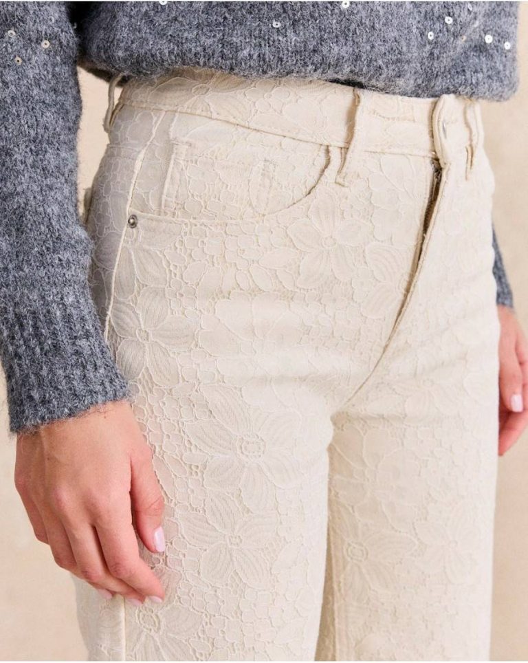 Nadia Embroidered Pants Bottoms Raw Women Polín Et Moi - Image 3