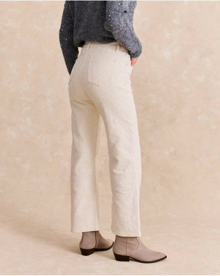 Nadia Embroidered Pants Bottoms Raw Women Polín Et Moi - Image 4