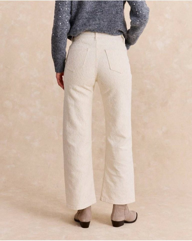 Nadia Embroidered Pants Bottoms Raw Women Polín Et Moi - Image 5