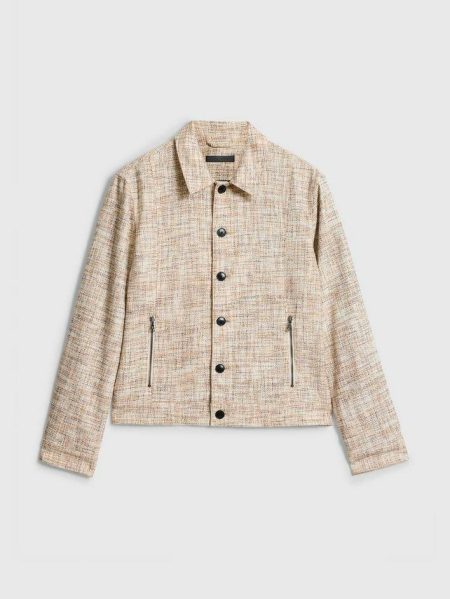 Natural Lupin Trucker Coats And Jackets Men John Varvatos