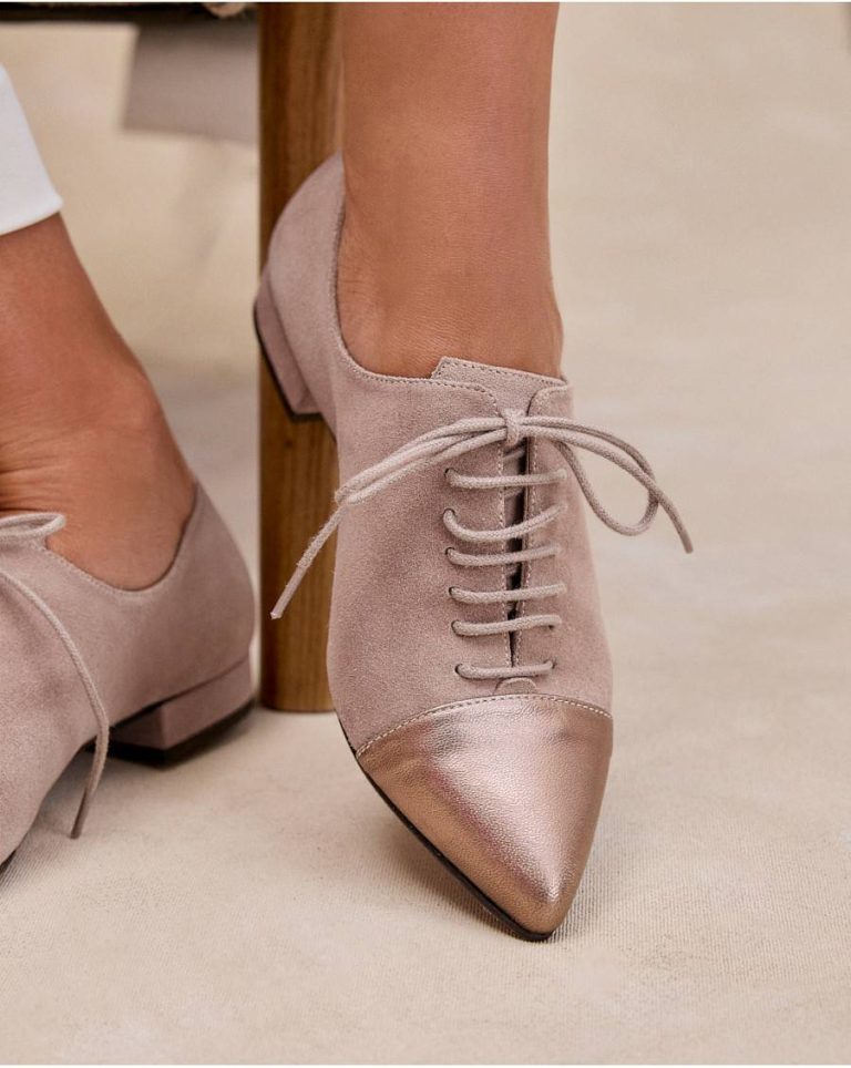 Nude Women Footwear Moneria Lace-Up Shoe Polín Et Moi - Image 3