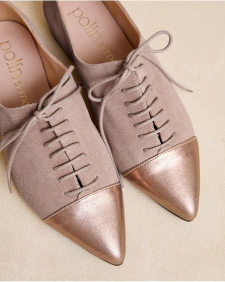 Nude Women Footwear Moneria Lace-Up Shoe Polín Et Moi