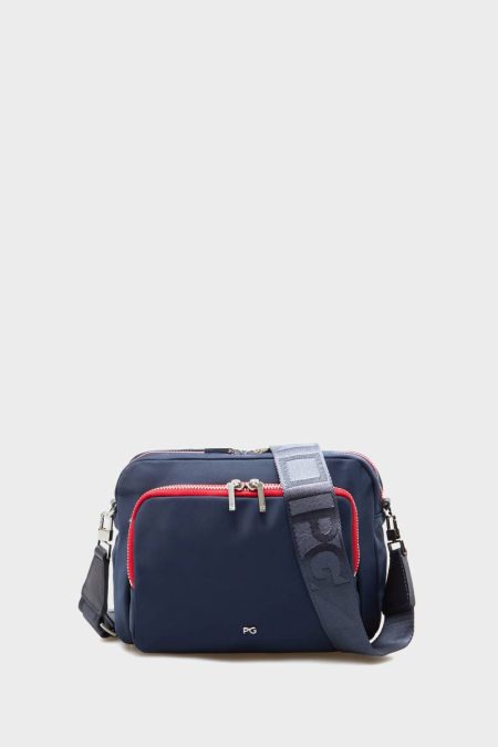Nylon Cross Body Bag Purificacion Garci Navy Crossbody Bags Women