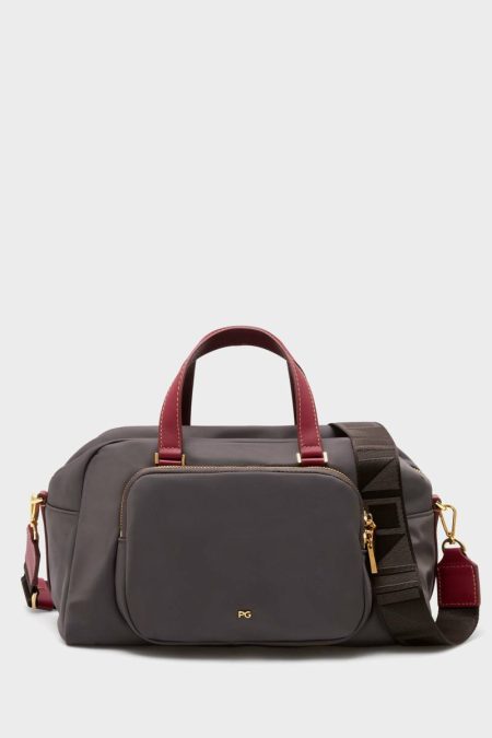 Nylon Crossbody Bag Gray Purificacion Garci Women Handbags