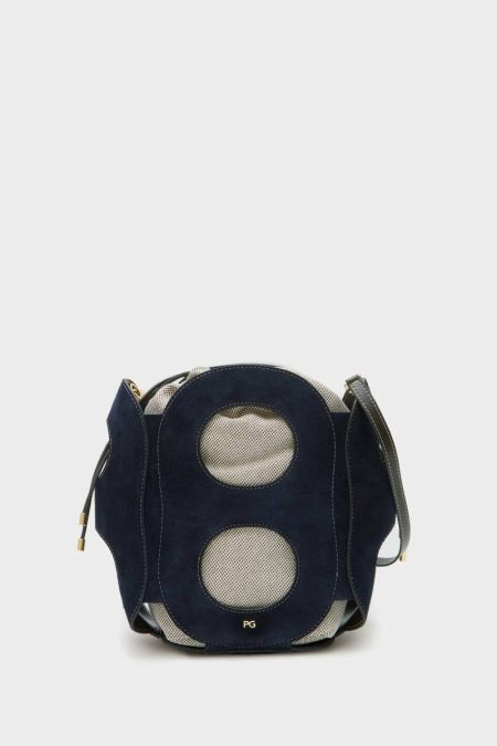 Ocho Bucket Bag Women Navy Crossbody Bags Purificacion Garci