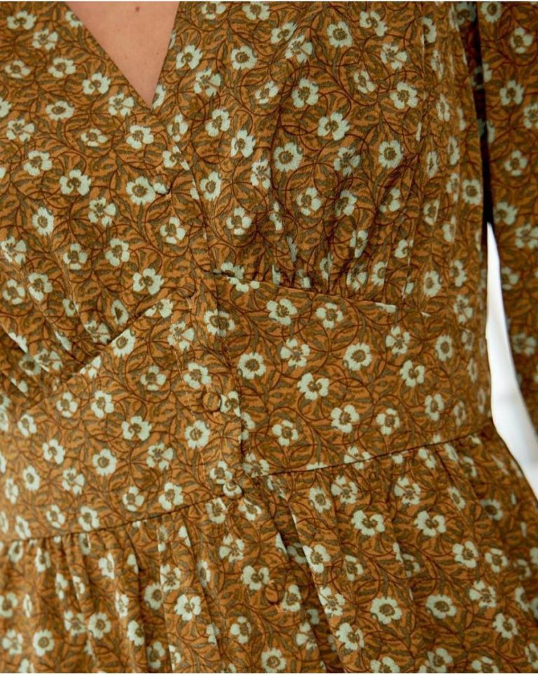 Ochre Polín Et Moi Dresses Women Lussy Flowers Dress - Image 3