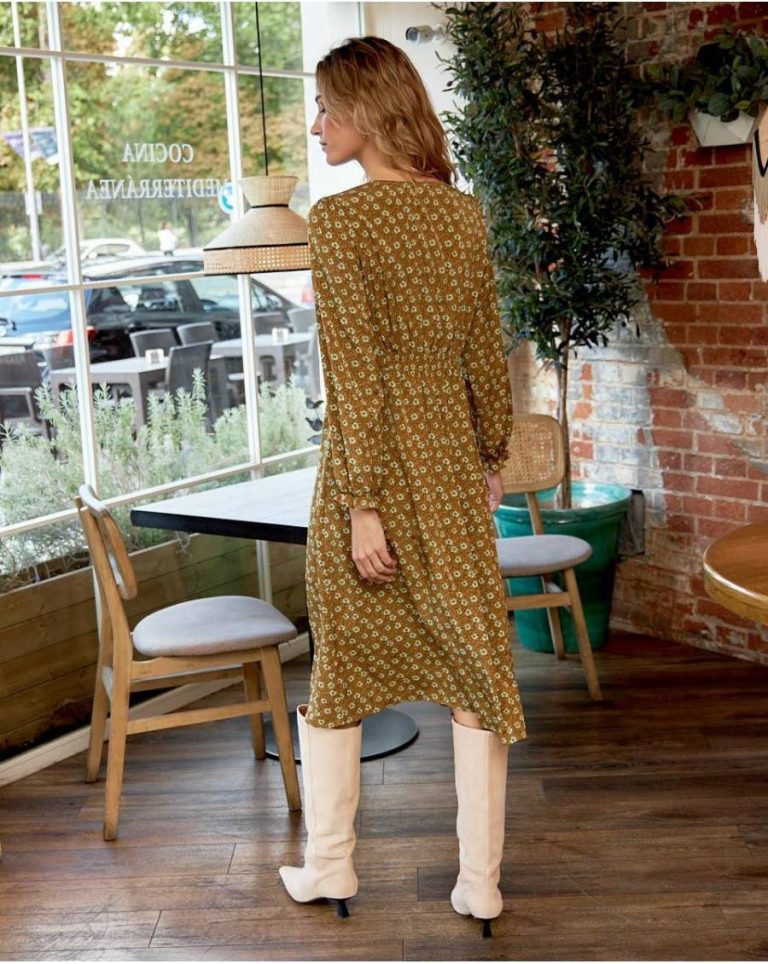 Ochre Polín Et Moi Dresses Women Lussy Flowers Dress - Image 4