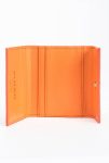 Orange-Light Gold Pinko Galleria Small Wallet In Shiny Coloured Crocodile-Print Leather Leather Goods - Image 5