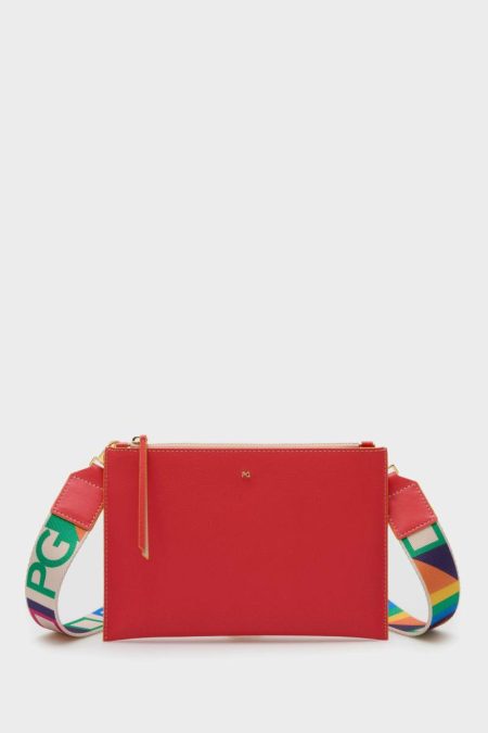 Orange Tándem Crossbody Bag Purificacion Garci Women Crossbody Bags