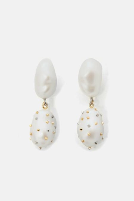 Pearl Purificacion Garci Gold/Pearl Vermeer Earrings Women