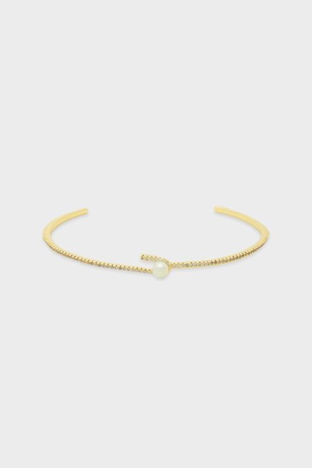 Pearl Purificacion Garci Radiant Pearl Cuff Gold Women