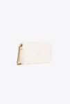 Pinko Crossbody Bags White+White-Antique Gold Micro Love Bag Puff - Image 2