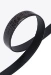 Pinko Galleria 3Cm Croc-Print Belt With Love Birds Buckle Belts Black-Light Gold - Image 4