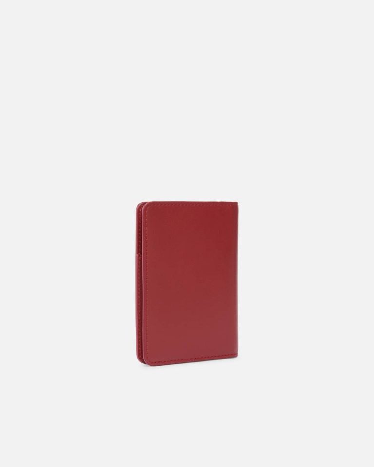 Pinko Galleria Smooth Leather Passport Holder Leather Goods Cordovan Tan-Light Gold - Image 2